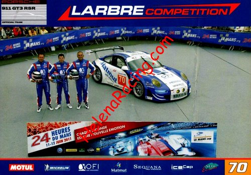 Card 2011 Le Mans 24 h-N70 Team Recto (NS).jpg
