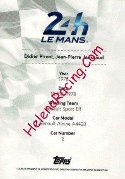 1978 Le Mans 24 h Verso.jpg